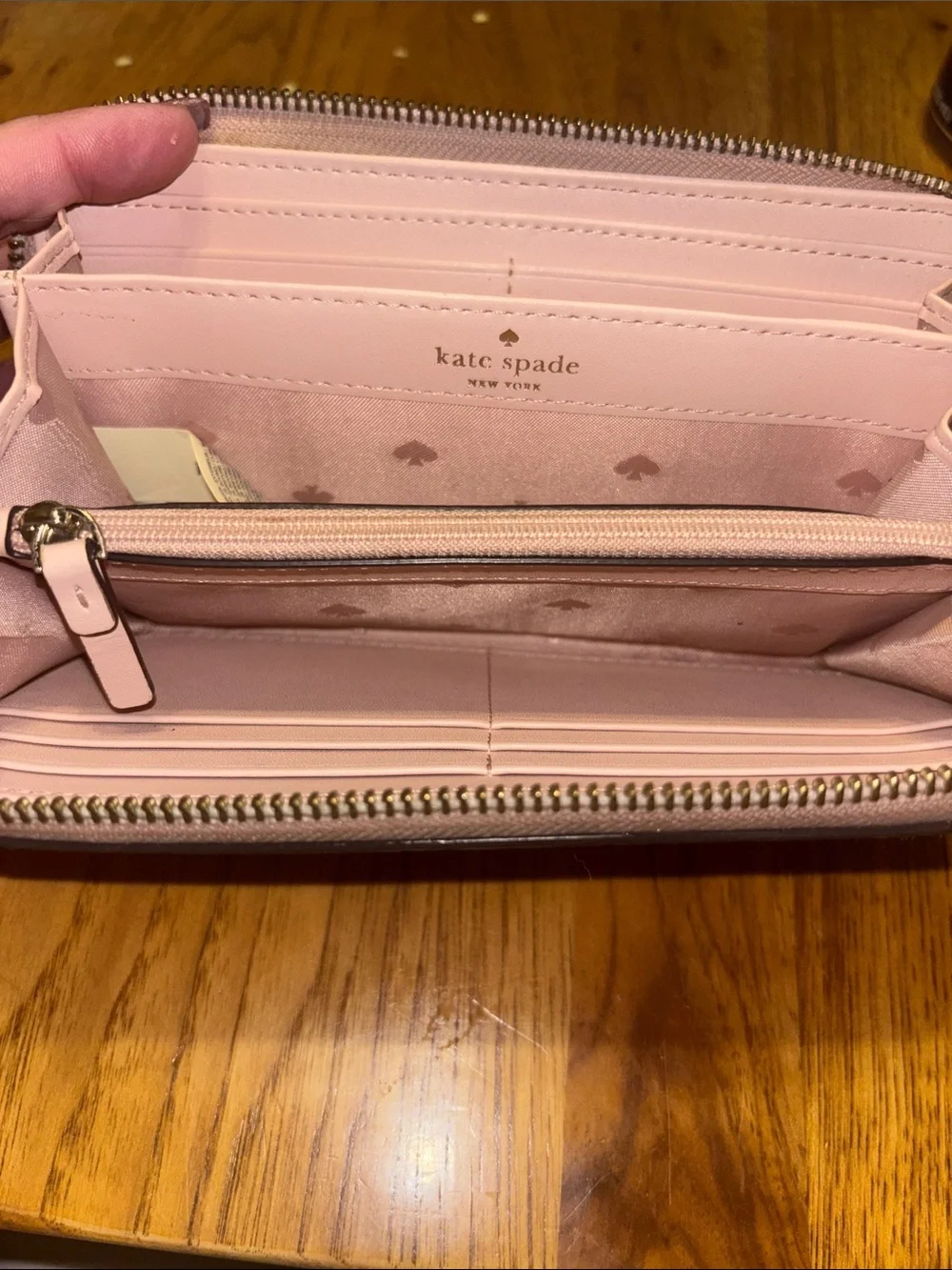 Kate Spade Pink Floral Butterfly Wallet